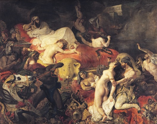 The Death of Sardanapalus, - 1827