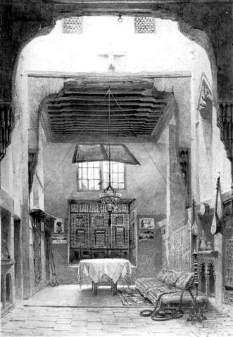 The studio in Cairo shared by Frederick Goodall and Carl Haag