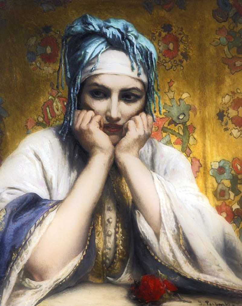 Гарем у женщин. Jean Francois Portaels 1818-1895 художник картины.