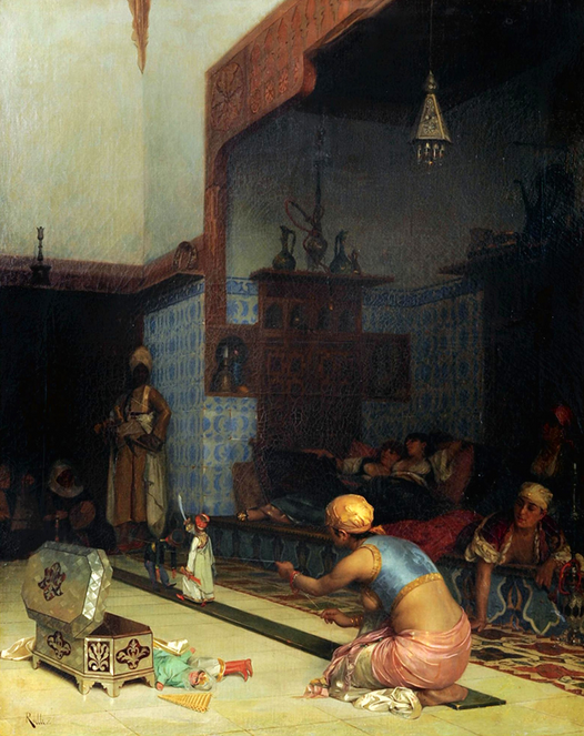 Marionettes in the Harem - 1881