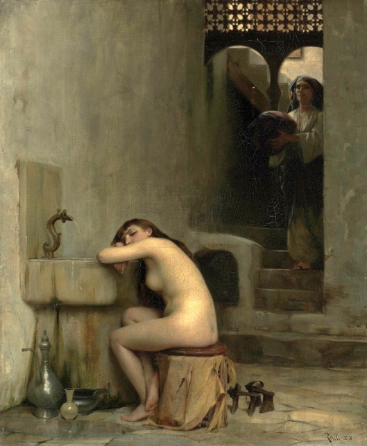 Resting at the Bath - 1888
