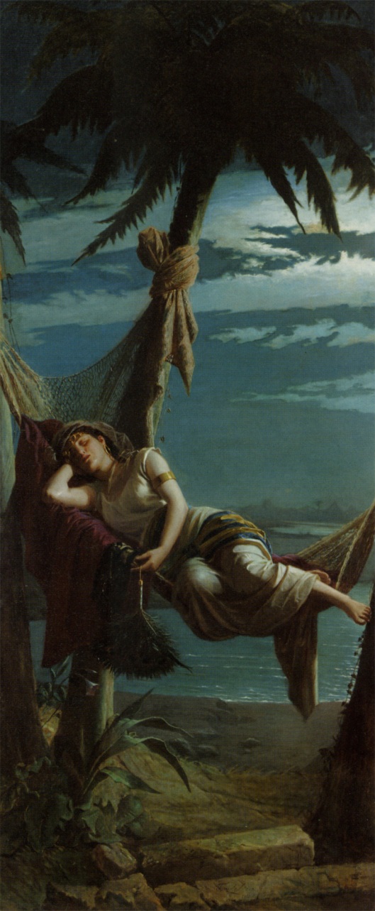 Beauty Asleep In a Hammock - 1877