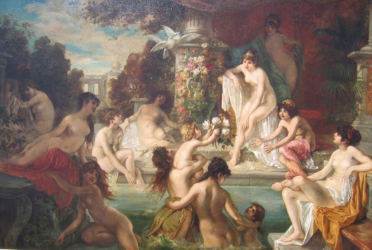 The Nymphs Harem Bathing